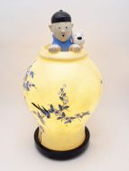 Indoor Decor - Tintin Blue Lotus Lamp
