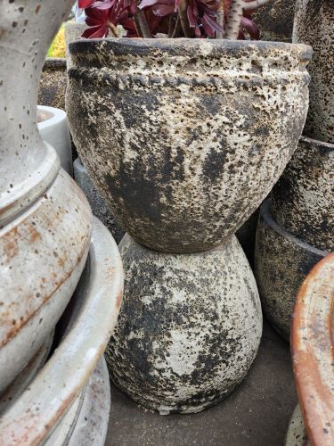 Round Taper Crucible oceanic white